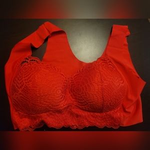Red Lace Bralette